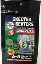 Load image into Gallery viewer, Skeeter Beater Mosquito Repellant Mini Clips