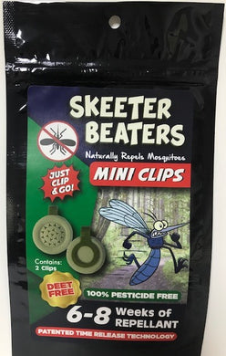 Skeeter Beater Mosquito Repellant Mini Clips